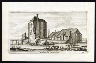 Antique Print-CASTLE-IMMERSELE-WOMMELGEM-BELGIUM-Le Roy-1678