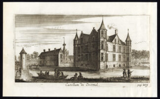 Antique Print-CASTLE OF OOSTMALLE-BELGIUM-Le Roy-1678