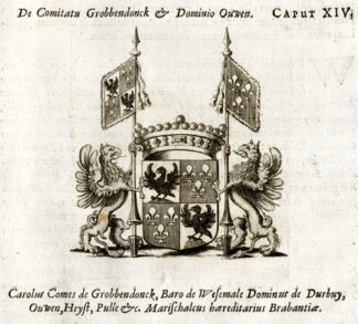 Antique Print-KAREL-CAROLUS-COUNT OF GROBBENDONK-WESTMALLE-BELGIUM-Le Roy-1678
