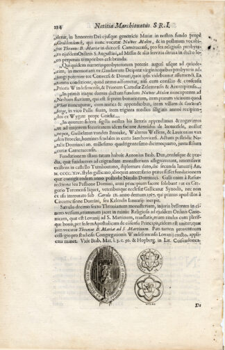 Antique Print-COAT OF ARMS-WILRE-VIRGIN MARY-JESUS-SEAL-BELGIUM-Le Roy-1678