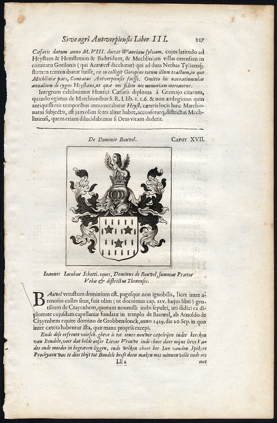 , Antique Print-JEAN JACQUES SCHOTTI-LORD-BOUWEL-BELGIUM-Le Roy-1678, Pictura Antique Prints