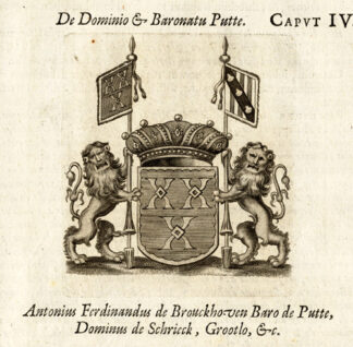 Antique Print-ANTOINE FERDINAND DE BROUCKHOVEN-BARON-PUTTE-BELGIUM-Le Roy-1678