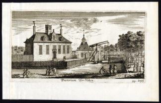 Antique Print-PRAETORIUM TER VEKEN-CASTLE-SCHELLE-BELGIUM-Le Roy-1678