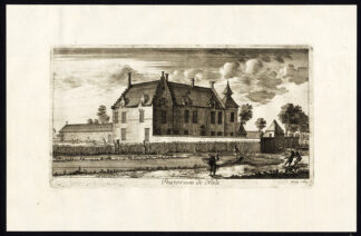 Antique Print-CASTLE-NIEL-PRAETORIUM-BELGIUM-Le Roy-1678