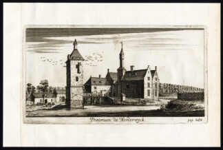 Antique Print-CASTLE-NOORDERWIJK-PRAETORIUM-BELGIUM-Le Roy-1678