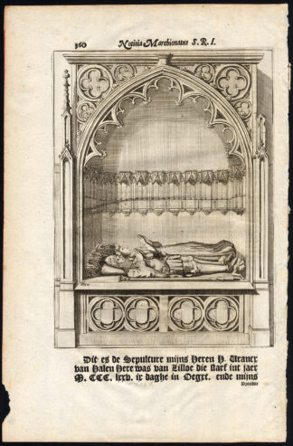 Antique Print-FRANCONI VAN HALEN-LORD OF LILLO-GRAVE-VAN DALE-Le Roy-1678