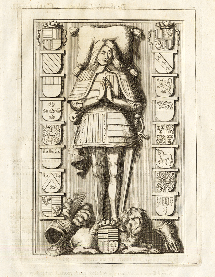 , Antique Print-COAT OF ARMS-PHILIBERTUS DE SOTO-MAJOR BENAVIDES-Le Roy-1678, Pictura Antique Prints