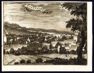 Antique Print-BOETFORT CASTLE-ZAVENTEM-BELGIUM-Harrewijn-Butkens-1726