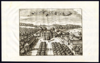 Antique Print-BINDERS CASTLE-BELGIUM-Harrewijn-Butkens-1726