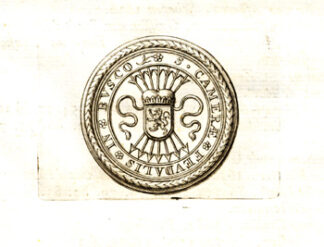 Antique Print-MEDALLION-'S-HERTOGENBOSCH-Butkens-1726