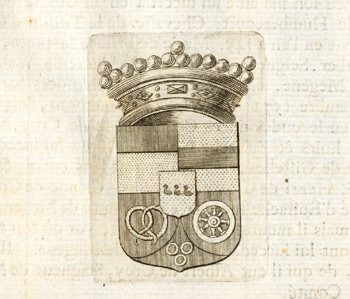 , Antique Print-COAT OF ARMS-MEGEN-BRABANT-Butkens-1726, Pictura Antique Prints