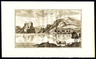 Antique Print-CASTLE OF ARGENTEAU-BELGIUM-Butkens-1726