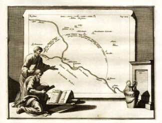 Antique Print-ROME-ANIENE-TIBER-ITALY-Halma-1704
