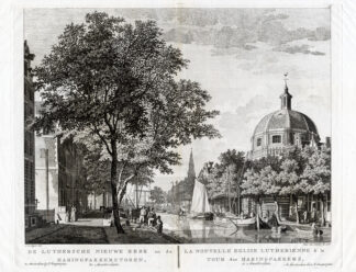 Antique Print-AMSTERDAM-NETHERLANDS-LUTHERAN CHURCH-Fouquet-1783