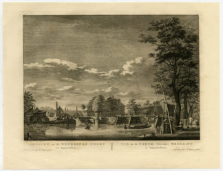 Antique Print-AMSTERDAM-NETHERLANDS-WETERINGSPOORT-WINDMILL-Fouquet-1783
