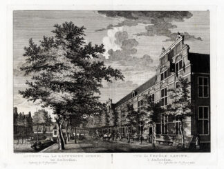 Antique Print-AMSTERDAM-NETHERLANDS-LATIJNSE SCHOOL-LATIN-GYMNASIUM-Fouquet-1783