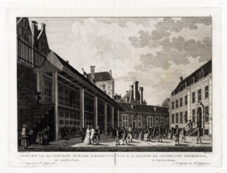 Antique Print-AMSTERDAM-NETHERLANDS-BURGERWEESHUIS-BOY'S ORPHANAGE-Fouquet-1783