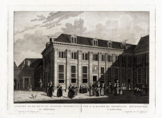 Antique Print-AMSTERDAM-NETHERLANDS-BURGERWEESHUIS-GIRL'S ORPHANAGE-Fouquet-1783