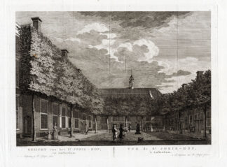 Antique Print-AMSTERDAM-NETHERLANDS-SINT JORISHOF-LEPER COLONY-Fouquet-1783
