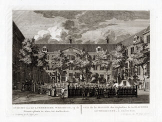 Antique Print-AMSTERDAM-NETHERLANDS-LUTHERAN ORPHANAGE-WEESHUIS-Fouquet-1783