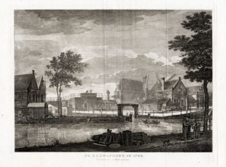 Antique Print-AMSTERDAM-NETHERLANDS-RAAMPOORT-VIEW-Fouquet-1783