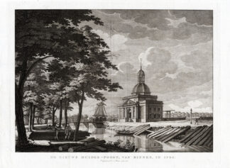 Antique Print-AMSTERDAM-NETHERLANDS-NEW MUIDERPOORT-WINDMILL-VIEW-Fouquet-1783