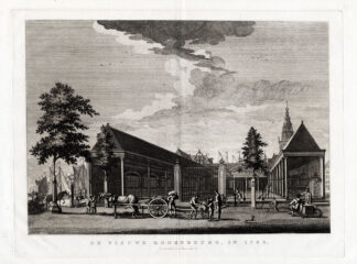 Antique Print-AMSTERDAM-NETHERLANDS-KORENBEURS-GRAIN BOURSE-MARKET-Fouquet-1783