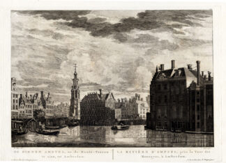 Antique Print-AMSTERDAM-NETHERLANDS-MUNTTOREN-BINNEN AMSTEL-Fouquet-1783