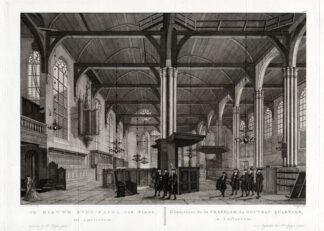 Antique Print-AMSTERDAM-NETHERLANDS-NIEUWEZIJDS KAPEL-INTERIOR-Fouquet-1783
