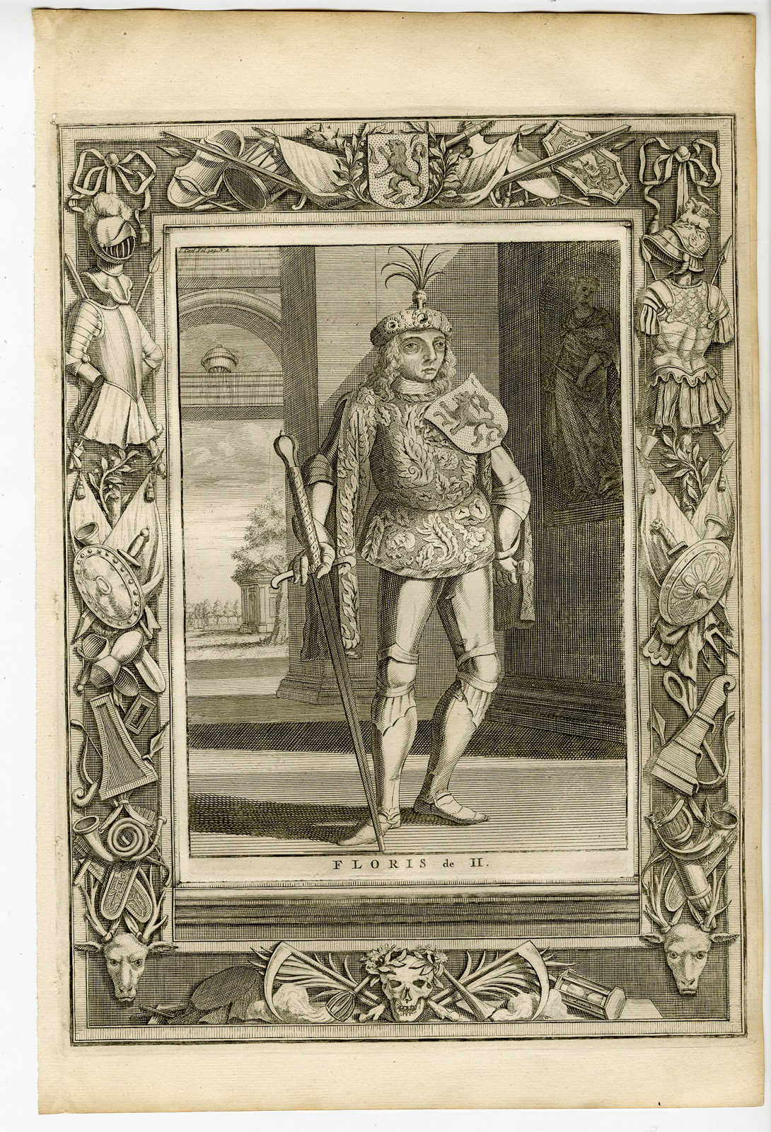 , Catalogue of available Portrait Prints-COUNTS OF HOLLAND-HABSBURG RULERS-NETHERLANDS-Halma-1725, Pictura Antique Prints