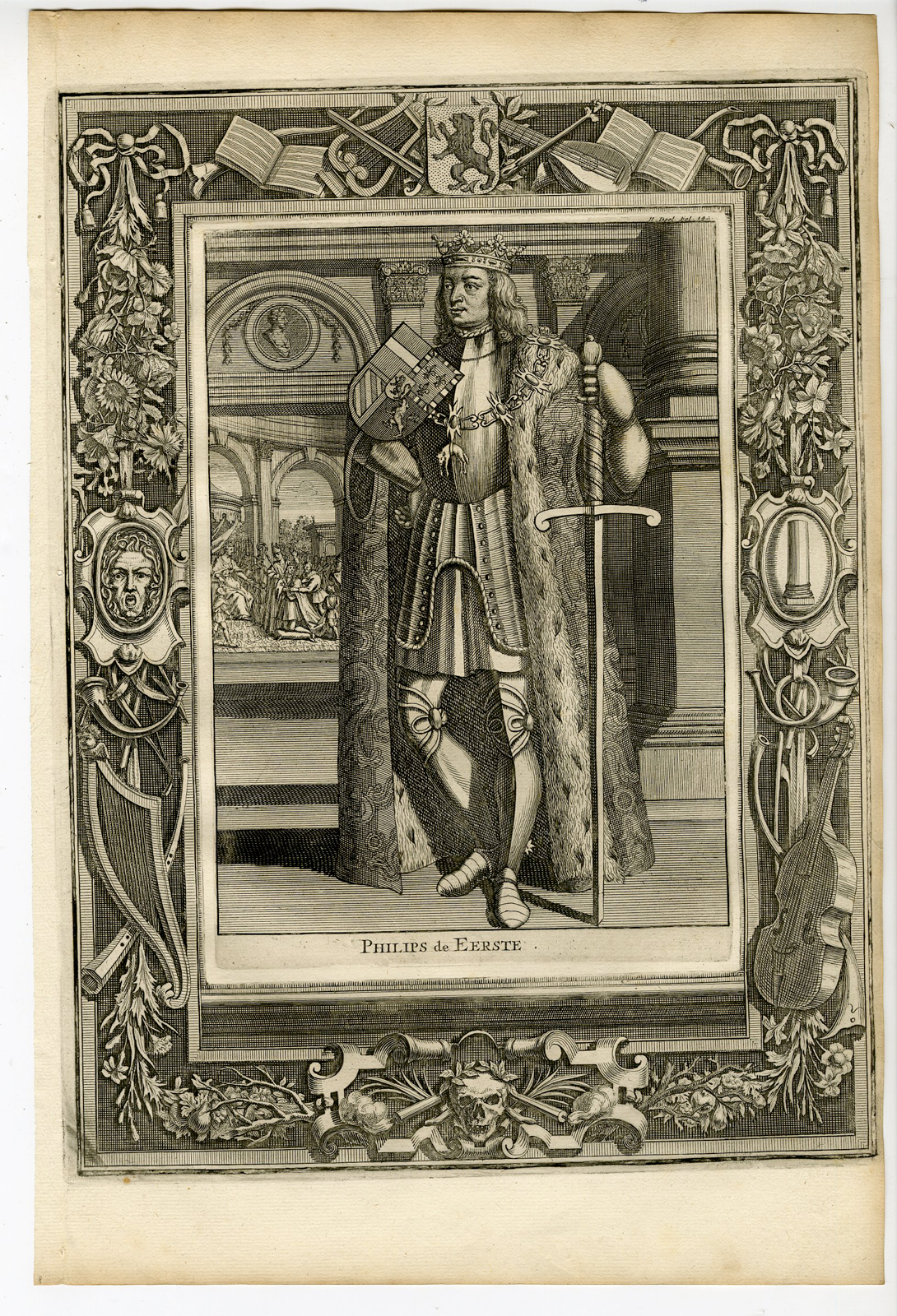 , Catalogue of available Portrait Prints-COUNTS OF HOLLAND-HABSBURG RULERS-NETHERLANDS-Halma-1725, Pictura Antique Prints