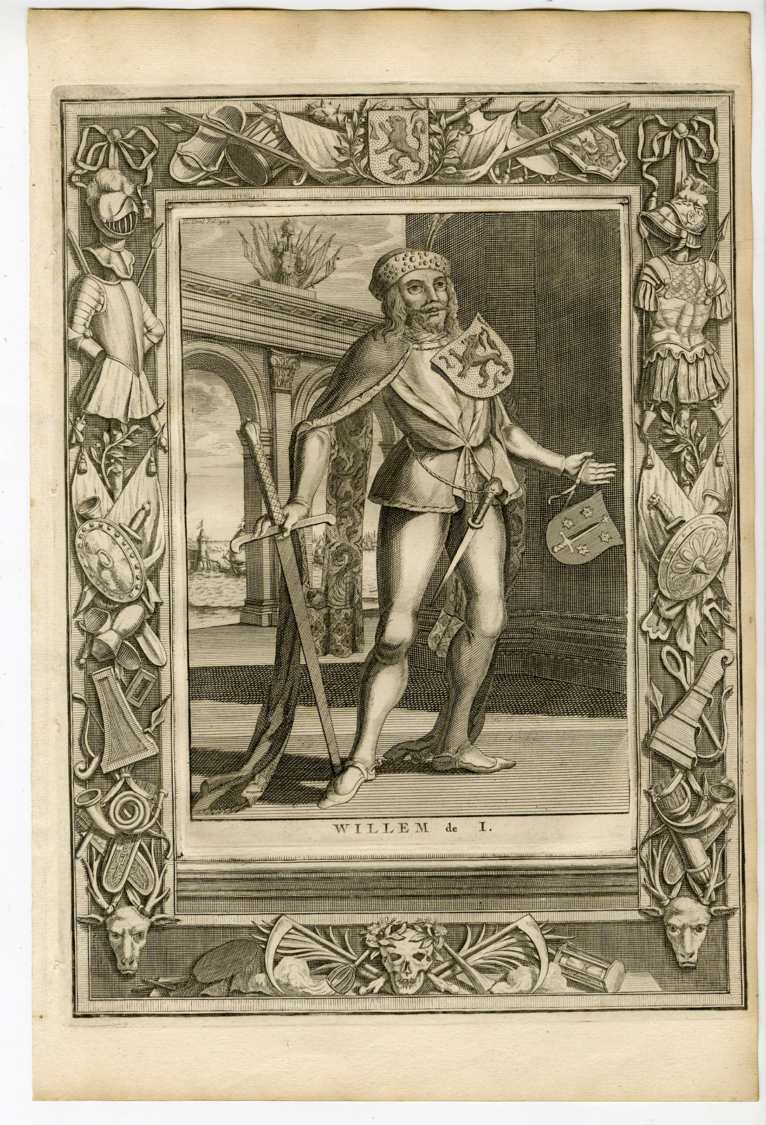 , Catalogue of available Portrait Prints-COUNTS OF HOLLAND-HABSBURG RULERS-NETHERLANDS-Halma-1725, Pictura Antique Prints