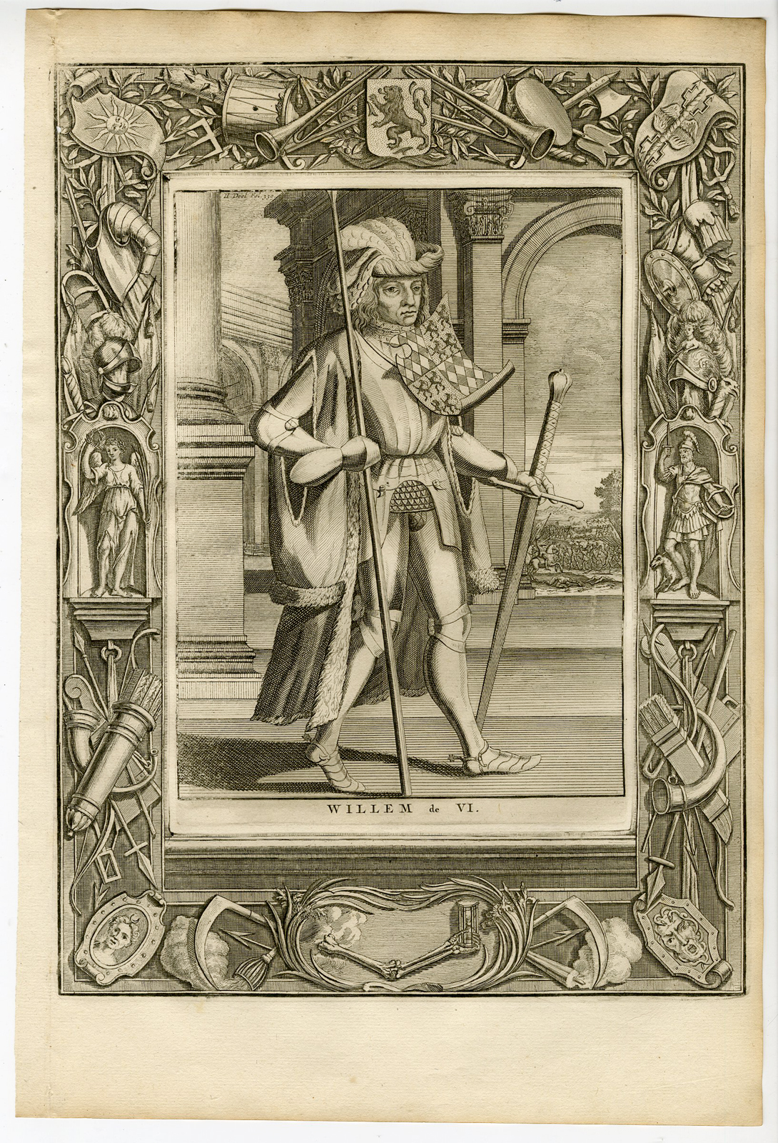 , Catalogue of available Portrait Prints-COUNTS OF HOLLAND-HABSBURG RULERS-NETHERLANDS-Halma-1725, Pictura Antique Prints