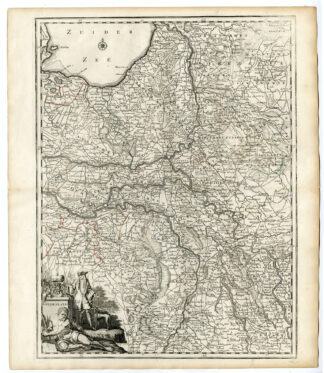 Antique Map-GELDERLAND-GELRIA-Halma-1725