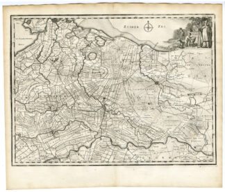Antique Map-UTRECHT-Halma-1725