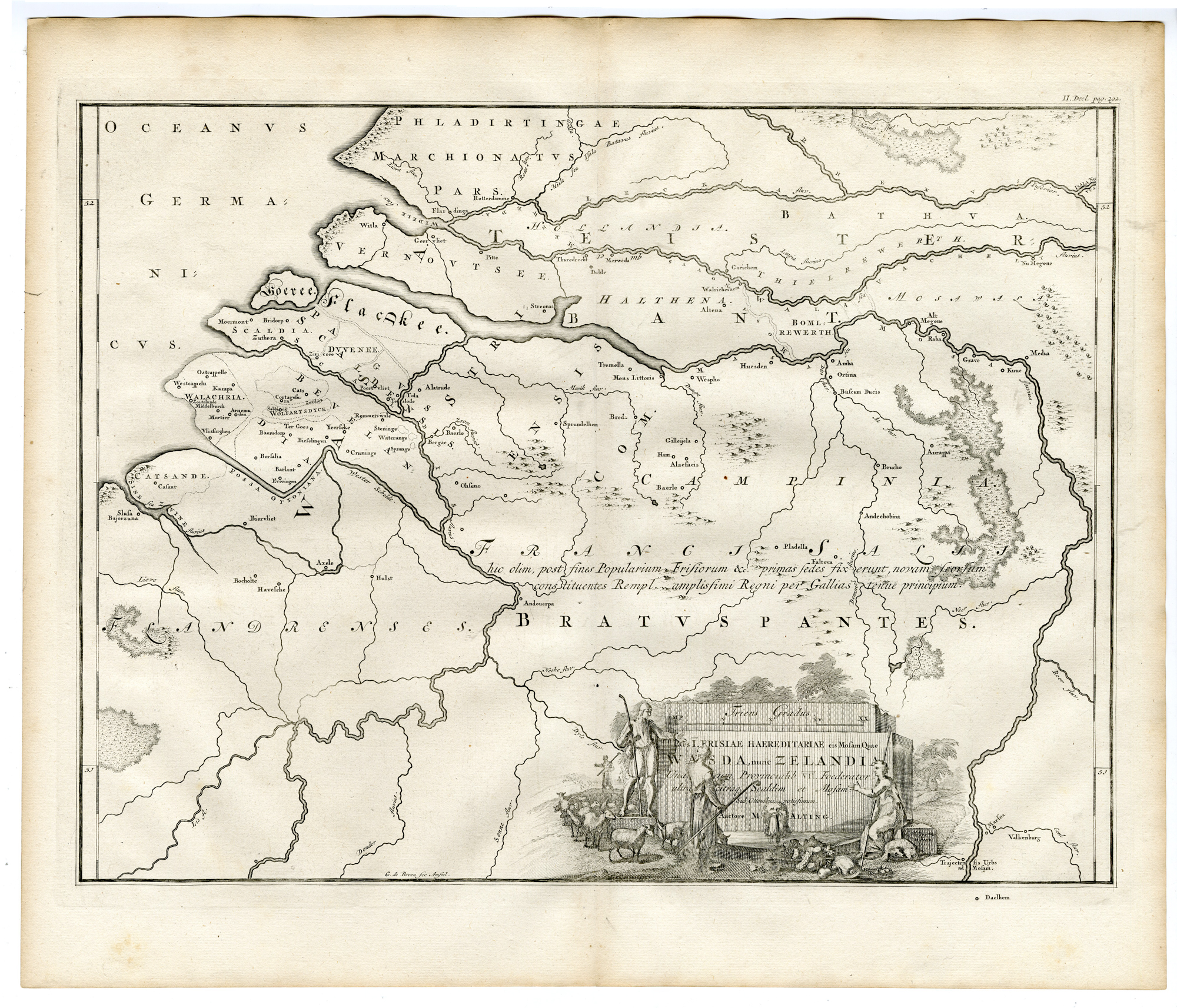, Catalogue of available Historical Antique Maps-THE NETHERLANDS-FRISIA-Halma-1725, Pictura Antique Prints