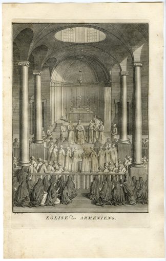 Antique Print-ARMENIAN APOSTOLIC ORTHODOX CHURCH-CHRISTIANS-Picart-1727