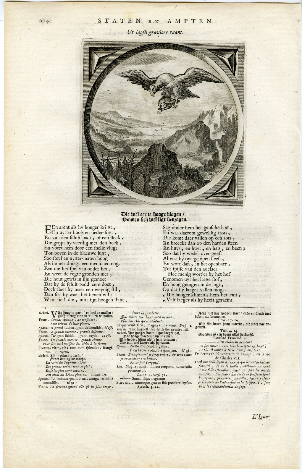 , Antique Satire Print-FOOL-DONKEY-PATIENCE-Cats-1655, Pictura Antique Prints