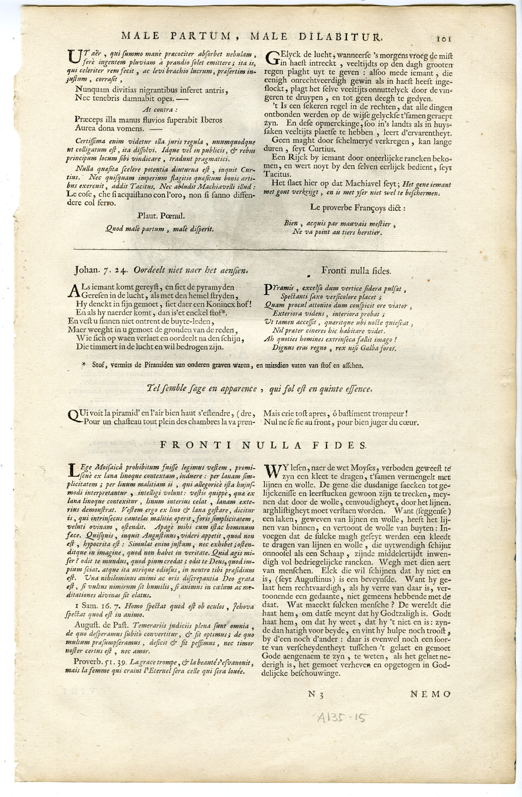 , Antique Print-PROVERB-DEATH-DESTRUCTION-Jacob Cats-1655, Pictura Antique Prints