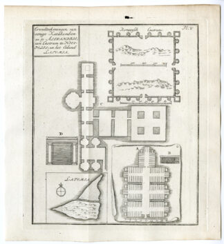 Antique Print-ALEXANDRIA-EGYPT-CATACOMBS-LATOMIA-NICOPOLIS-GREECE-Pococke-1776