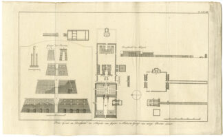 Antique Print-EGYPT-TEMPLES OF JUPITER-THEBES-PLAN-Pococke-1776