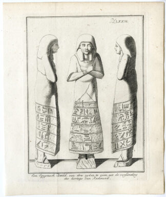 Antique Print-EGYPT-ANCIENT STATUE-COLLECTION-DUKE-RICHMOND-Pococke-1776