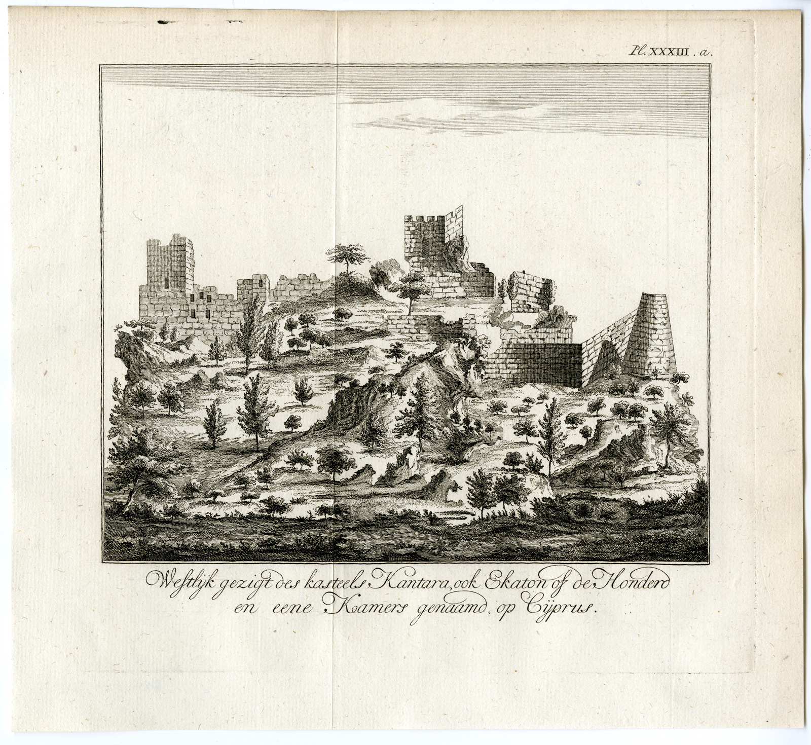 Pcom 1615a 416x382 9 Antique Prints-Map-CYPRUS-Pococke-1776 - Image 5