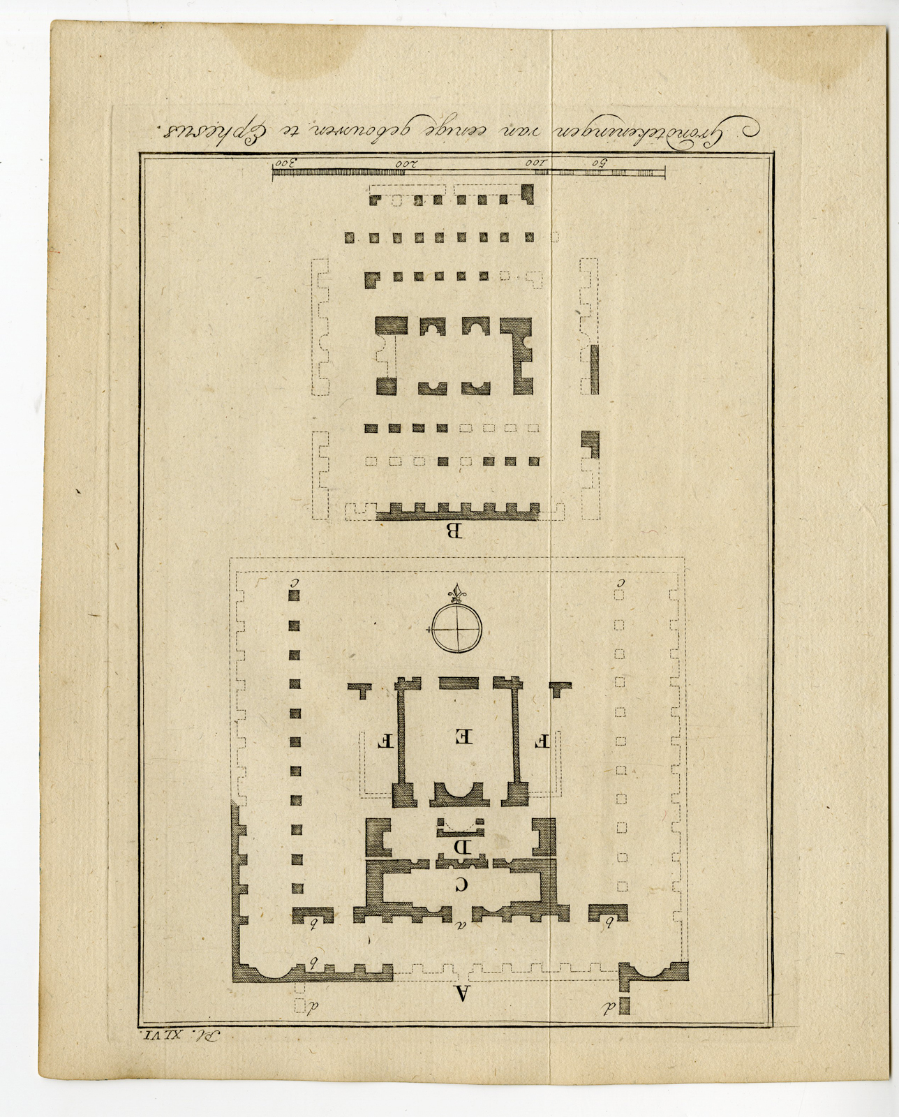 Pcom 1632a 416x517 6 Antique Prints-GREECE-ANCIENT THEATER-EPHESUS-TEMPLE-RACING STADIUM-Pococke-1776 - Image 2