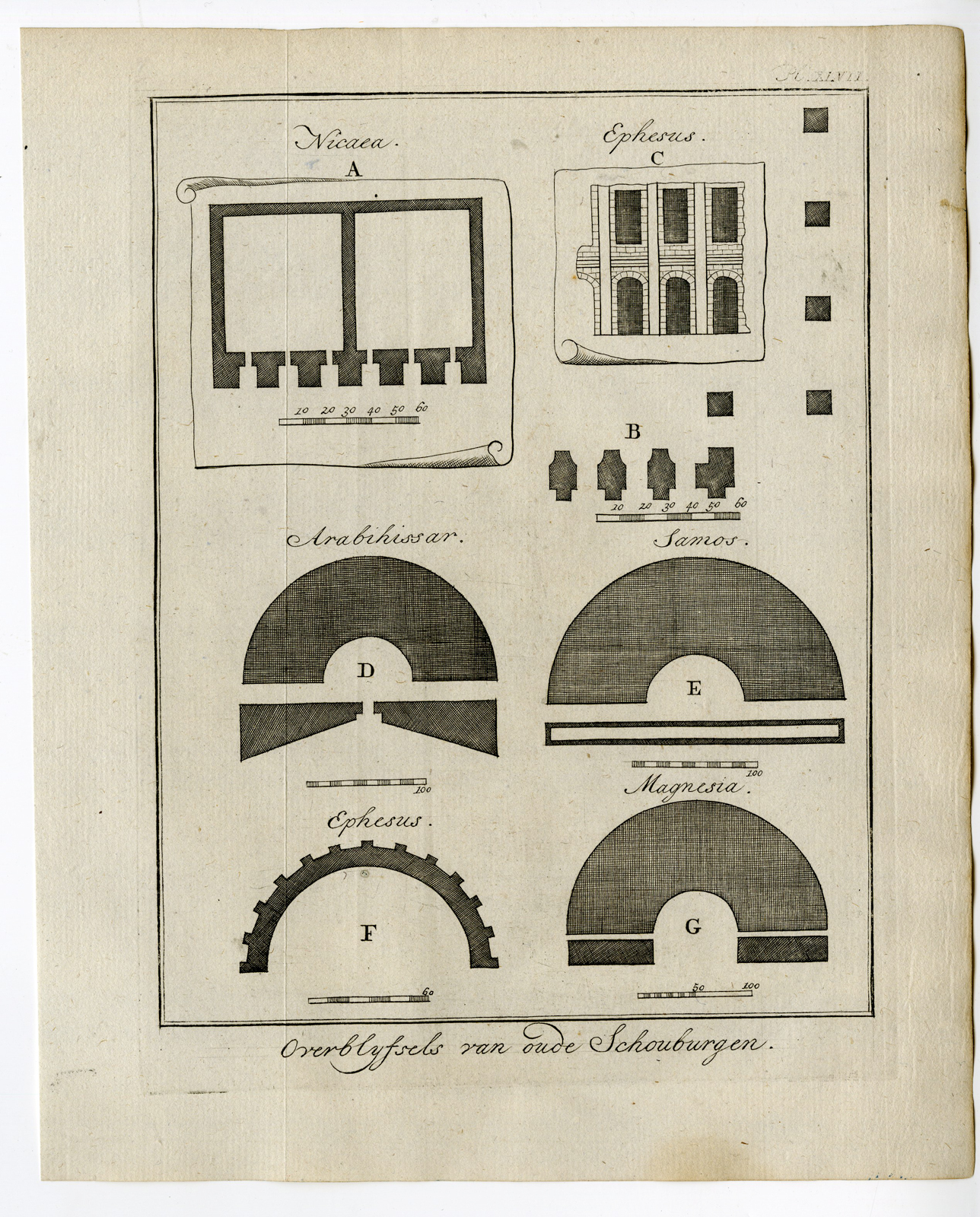 Pcom 1633a 416x517 6 Antique Prints-GREECE-ANCIENT THEATER-EPHESUS-TEMPLE-RACING STADIUM-Pococke-1776 - Image 3