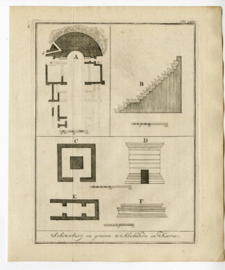 Antique Print-GREECE-ANCIENT THEATER-ALABANDA-CARIA-GRAVE-Pococke-1776