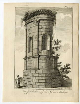Antique Print-GREECE-ATHENS-ANCIENT MONUMENT-Pococke-1776