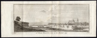 Antique Print-GRAVE-TOWN-MAASKANT-Spilman-De Beijer-1746