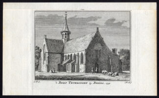 Antique Print-TETERINGEN-BREDA-VILLAGE-Spilman-De Beijer-1746