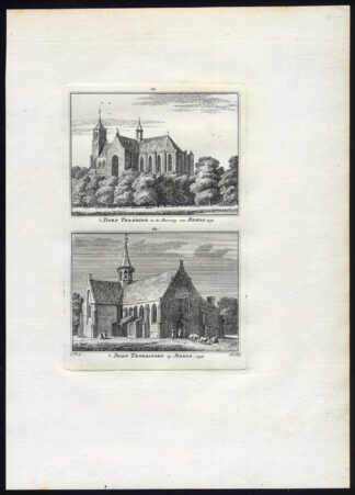 Antique Print-TERHEIDE-TETERINGEN-BREDA-VILLAGE-Spilman-De Beijer-1746